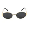 Oval Metal Sunglasses || SN-1 - Thumbnail Image 1