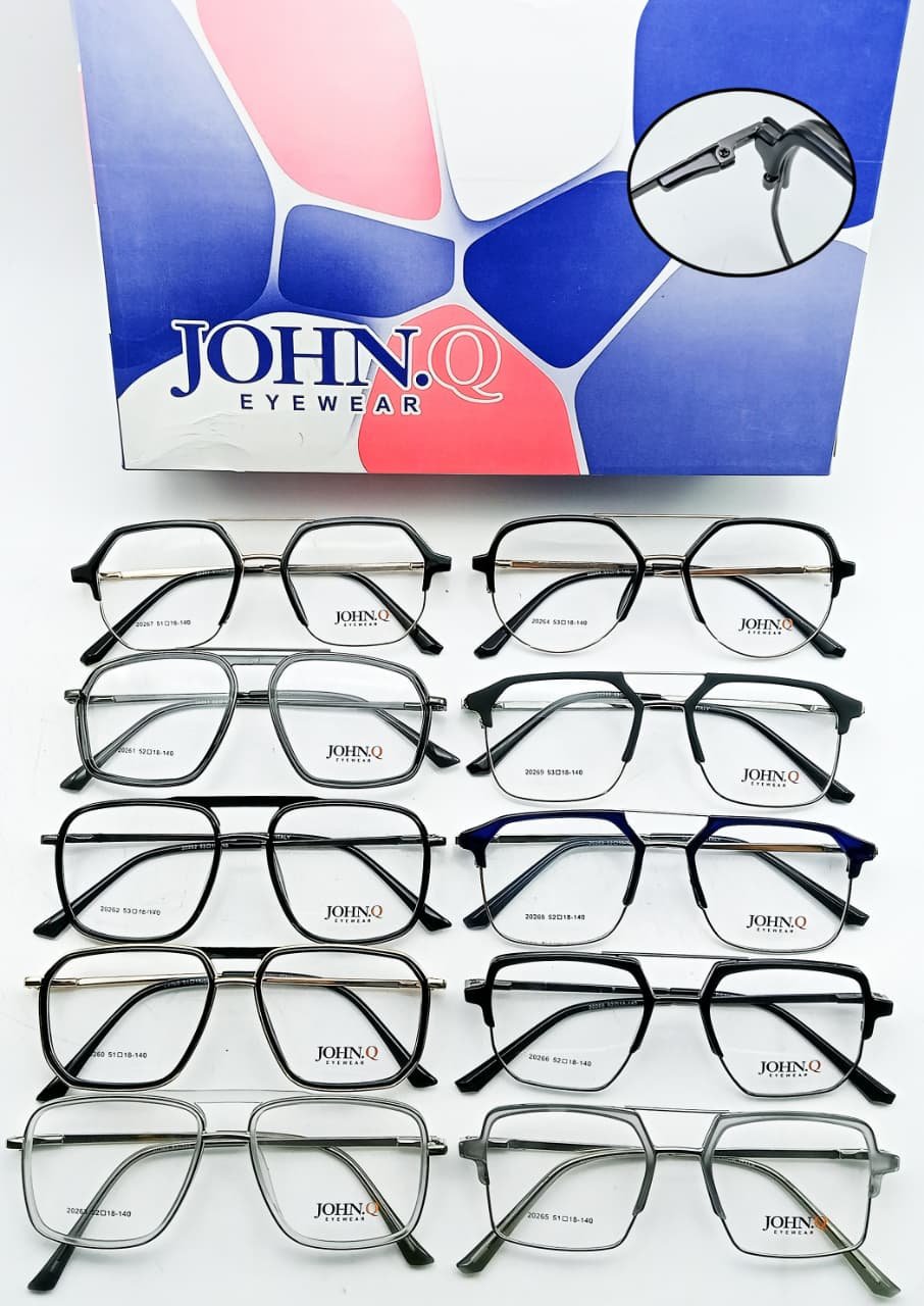 John.Q Eyewear || Metal Frame || Spring Hinges - Image 1