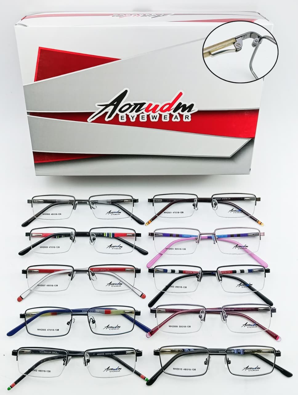 Aorudm Eyewear || Metal Frame || Spring Hinges - Image 1