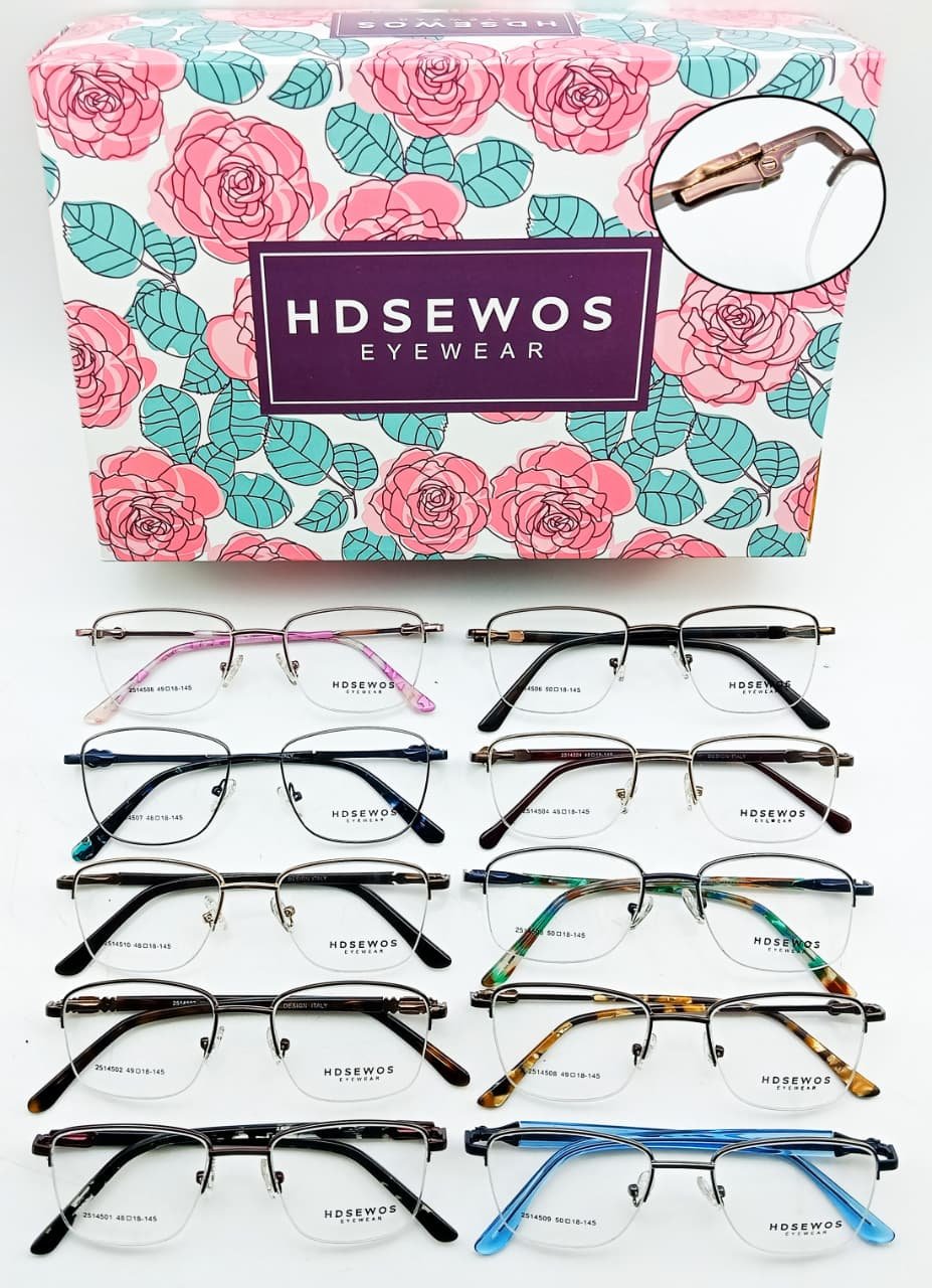 HDSEWOS Eyewear || Metal Frame || Spring Hinges - Image 1