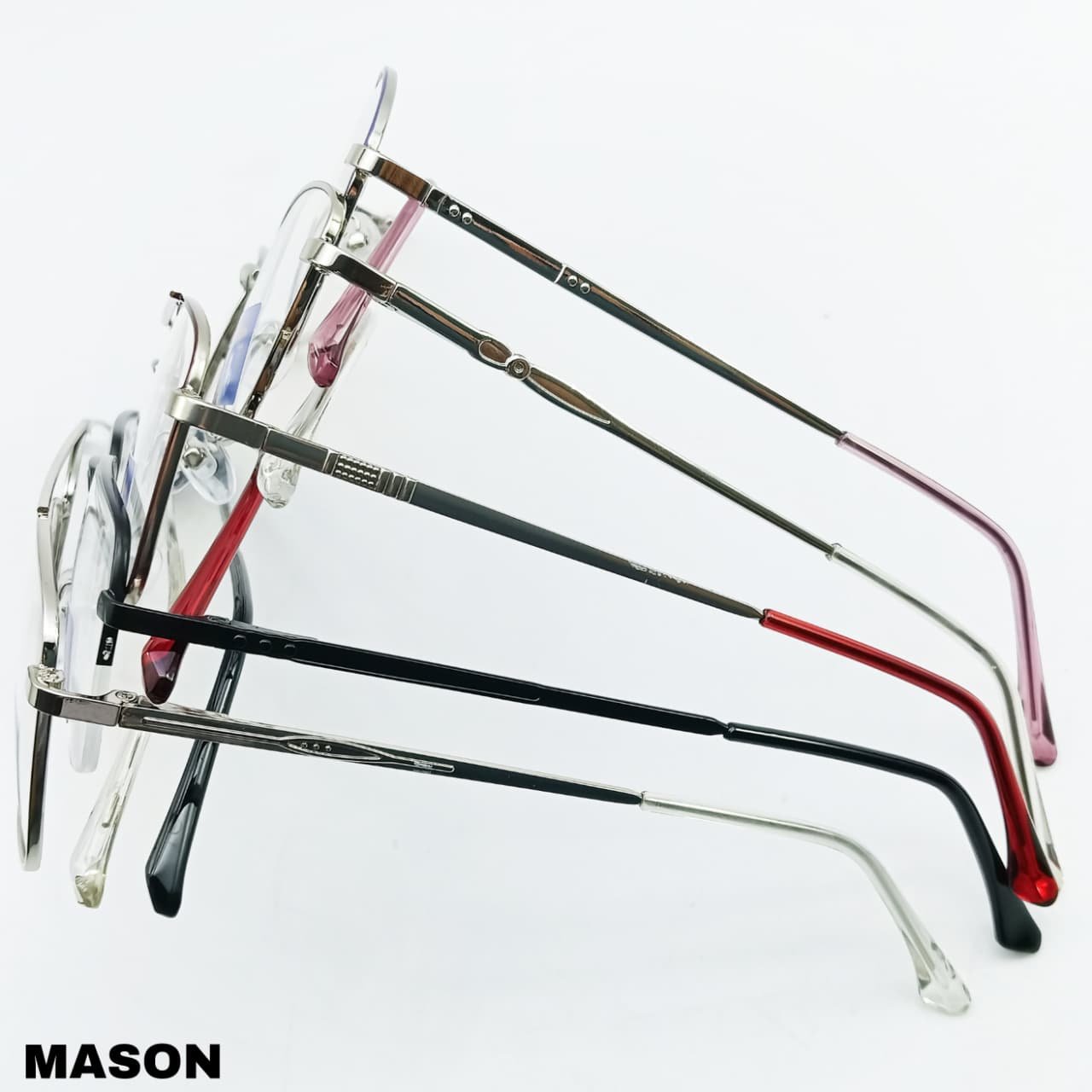 Mason Eyewear || Blue Cut || Metal Frame || Spring Hinges - Image 3